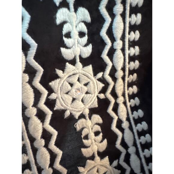 Tory Burch Ravena Beach Tunic Dress XS / S Caftan Cover up Beach Swim - Picture 4 of 10